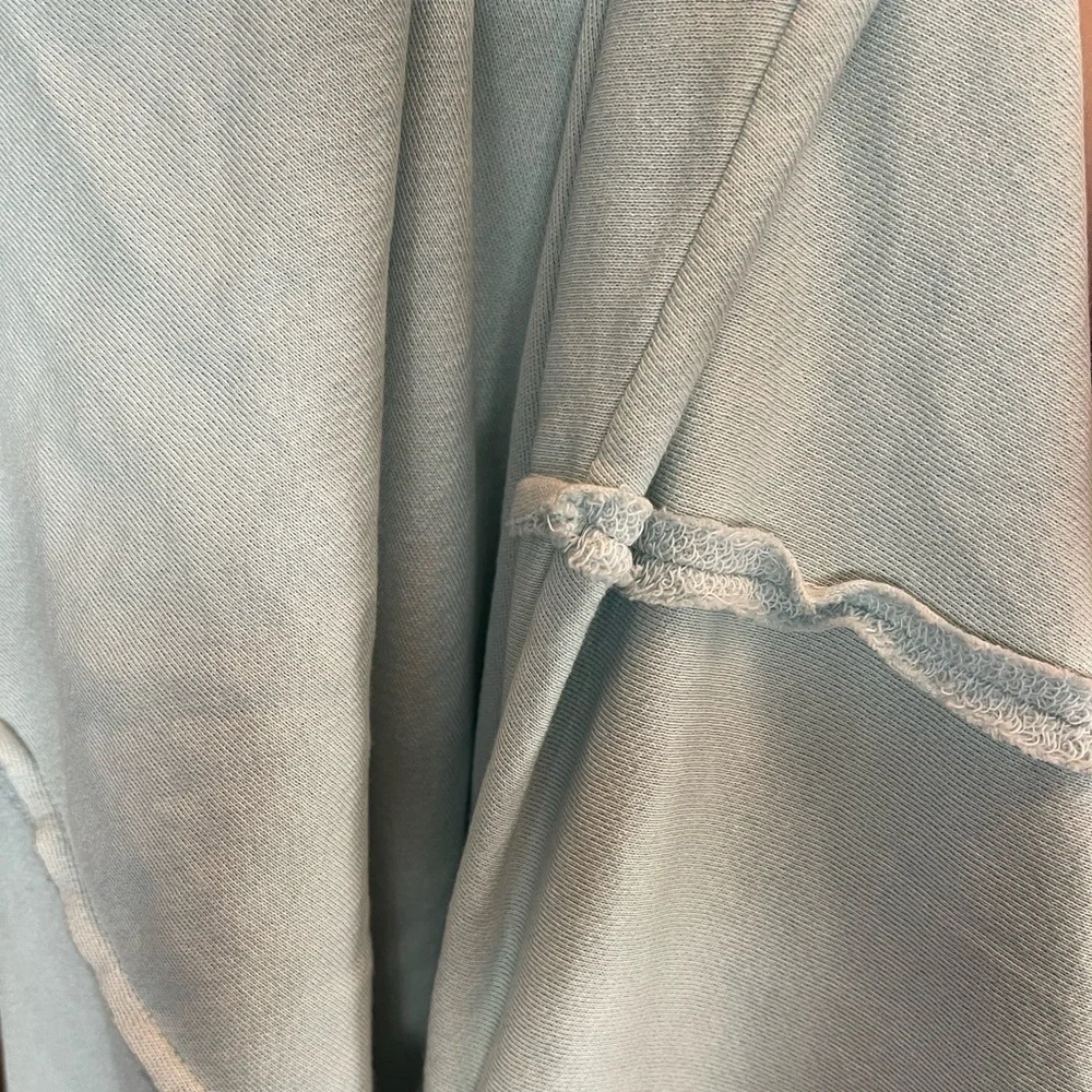 Free People Light Blue Oversized Sweatshirt - Picture 7 of 11